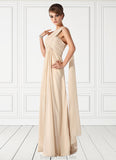 Cheryl Empire One-Shoulder Floor-Length Chiffon Mother of the Bride Dress With Ruffle STG126P0014777