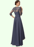 Malia A-Line Sweetheart Asymmetrical Chiffon Lace Mother of the Bride Dress With Beading Sequins STG126P0014783