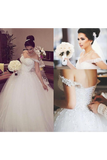 Charming Off The Shoulder Wedding Dresses Elegant STGPBB4F72M